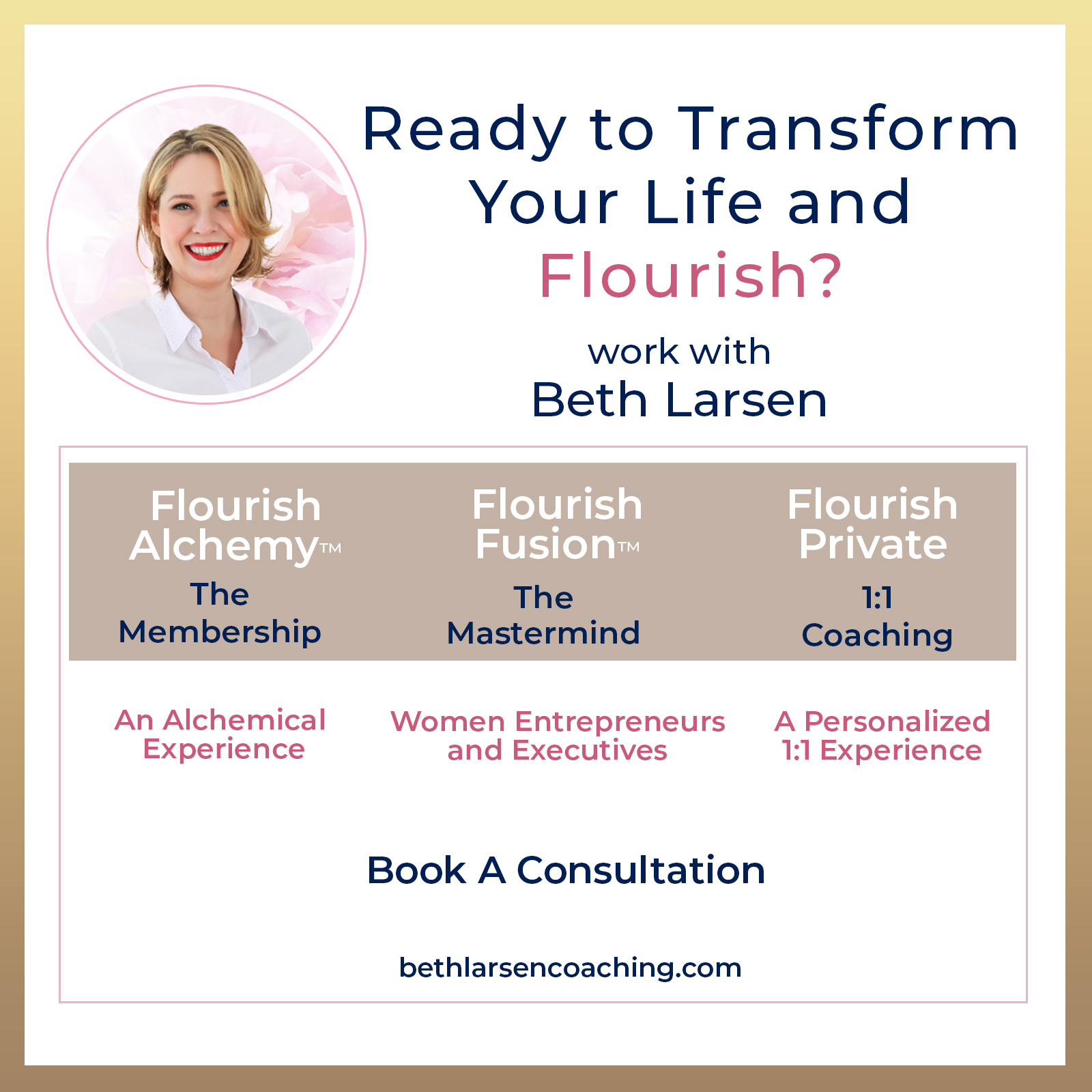 Go Beyond Thriving ~ Flourish with Beth Larsen