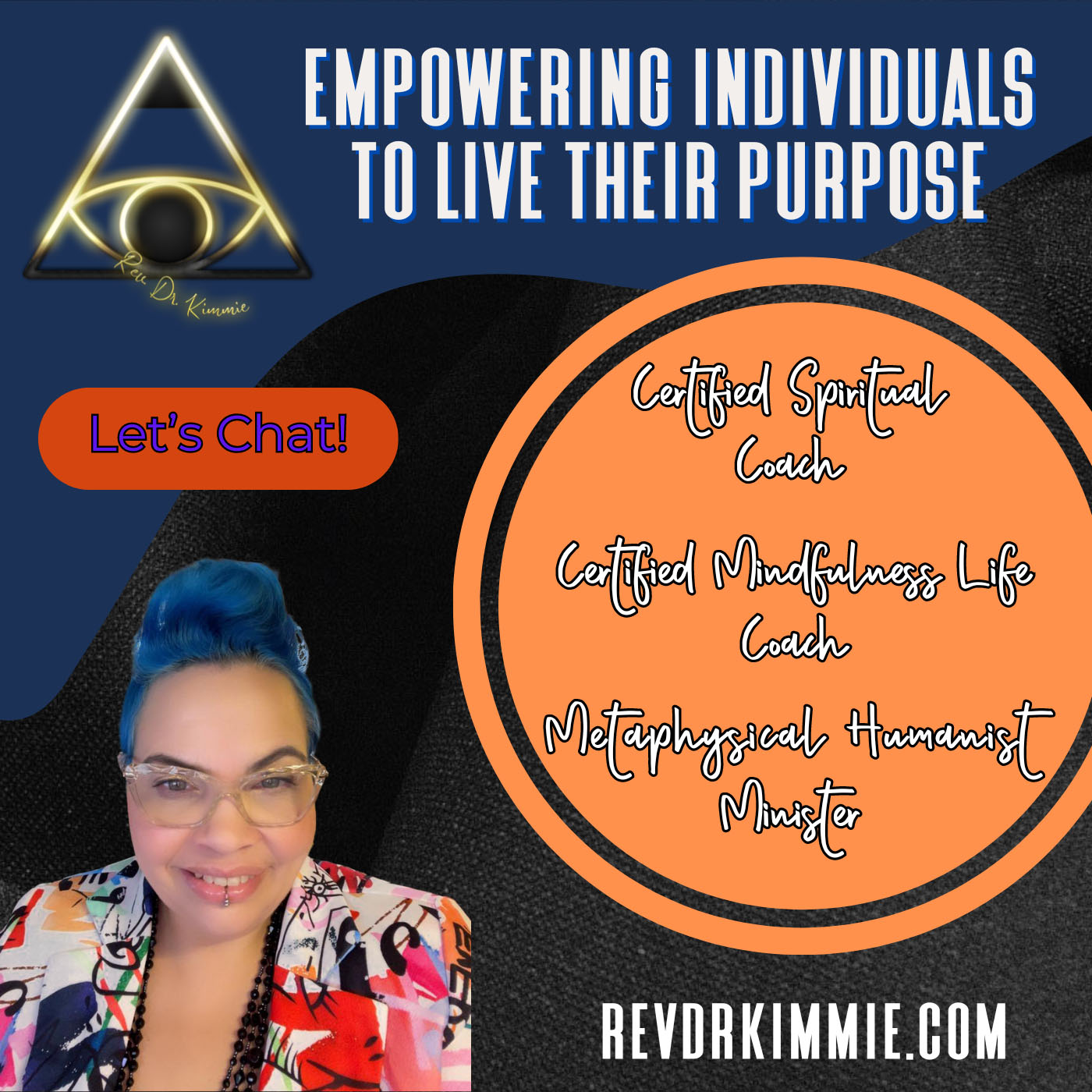 Rev. Dr. Kimmie - Spiritual Life Coach and Humanist Minister