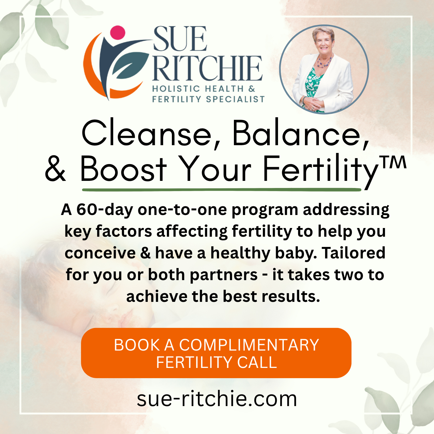 Sue Ritchie - Holistic Health & Fertility Specialist