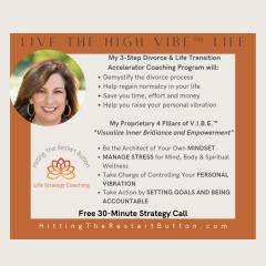 The Dr. Pat Show: Talk Radio to Thrive By!: High V.I.B.E. Divorce & Hitting Restart with special guest Elisa Valentino